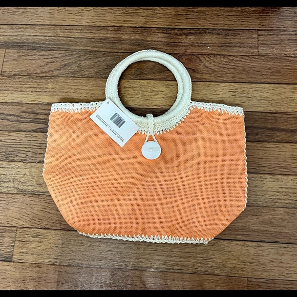 NWT handbag for women, summer style, orange color. - Picture 2 of 5